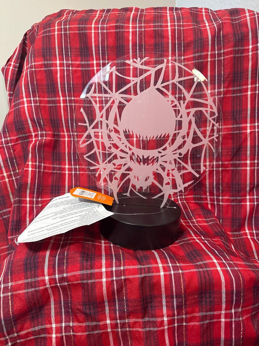 Target Halloween Spider Web LED Acrylic Light-Up Tabletop